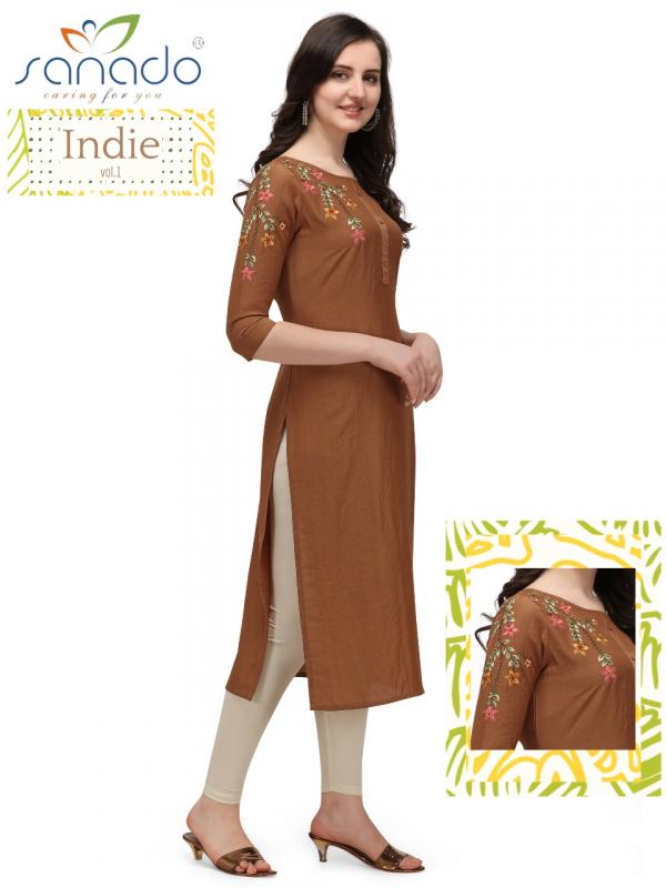 Sanado Indie Designer Embroidery Kurti